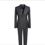 Suit suit men's spring and autumn work clothes suit short sleeved unisex professional formal suit navy blue elegant Western style