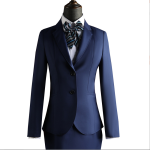 High-quality women's business suits, navy blue professional women's pant sets, and office wear for white-collar professionals